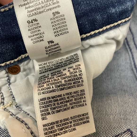 Mother lil mother lil mid rise dazzler ankle jeans in nothing between us - Picture 12 of 13